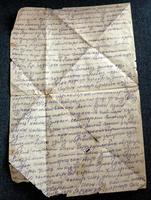 Письмо с фронта от красноармейца Самигуллина А. На татарском языке. 1942