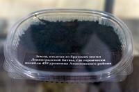 Земля с братских могил, где героически погибли 459 уроженца Апастовского района. Ленинградская область. 2014