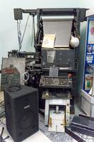 Экспозиция аудиотехники и печатного станка