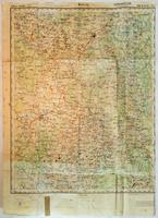Карта географическая России.(1:100000) Германия. 1940-е.  Из коллекции  Штатнова М.А. (оборотная сторона)