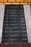 Парк Победы. Список погибших в годы Великой Отечественной войны. пгт Балтаси. 2014