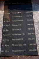 Парк Победы. Список погибших в годы Великой Отечественной войны. пгт Балтаси. 2014