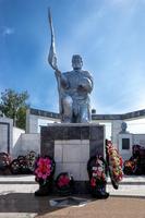 Монумент павшим воинам. Памятник солдату и вечный огонь. Буинск. 2014
