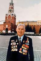 Фото. Хасанов И.Б.- ветеран Великой Отечественной войны.Красная площадь.2000-е