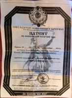 Патент Ерунову А.Н. на офицерский казачий чин. 2013