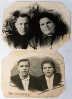 Фото.Супруги Еруновы 1949   (в день свадьбы)