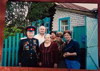 Фото.Супруги Еруновы с гостями из Франции. Лето, 2014