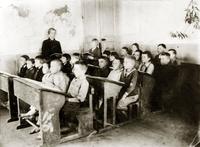 Фото. Ученики III класса Мамадышской начальной школы. 1940-е