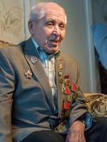 Фото. Ветеран Великой Отечественной войны Набиуллин Г.Ш. 2014