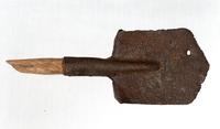 Саперная лопата Матвеева П.С. СССР. 1940-е. Металл, дерево