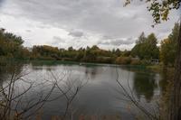 Ушковский пруд с лебедями в г. Менделеевске РТ, 2014 г.