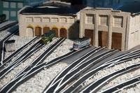 Фрагмент макета Эксплуатационного локомотивного депо станции Агрыз. 1980-е годы