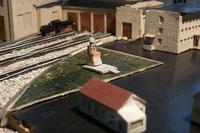 Фрагмент макета Эксплуатационного локомотивного депо станции Агрыз. 1980-е годы