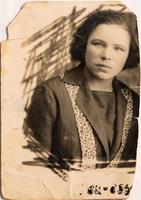 Фото. Краснова О.П. - бригадир тракторного отряда Аксубаевской МТС. 1940-е