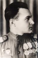 Фото портретное. Самарцев В.Г. в Венгрии. 1945 г.
