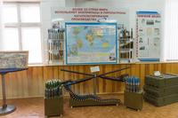 Фрагмент экспозиции музея боевой и трудовой славы цеха № 15 с образцами продукции. 2014