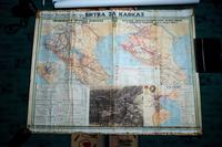 Карта «Битва за Кавказ. 1942-1943 гг.» командира Воронова И.М. – участника Великой Отечественной войны. Москва. 1975