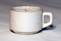 Трофейная чашка, увезенная участником Великой Отечественной войны. Германия. 1942. Керамика