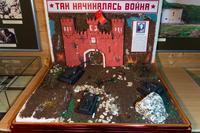 Раздел экспозиции Музея Героя Советского Союза Гаврилова П.М., посвященный началу войны. 2014
