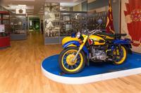 Фрагмент экспозиции музея. Мотоцикл «Урал». 1970-90-е