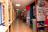 Фрагмент экспозиции посвящен развитию почтовой связи в 1940-60-е