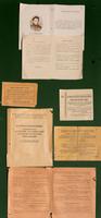 Программы и пригласительные билеты на научные конференции в годы Великой Отечественной войны в Казани.