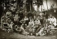 Фото. Отдельная рота особого назначения.1925.Данилов В.Я.(3 ряд, 7-ой справа)