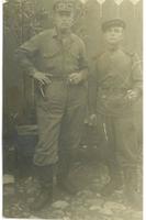 Колсанов  слева с товарищем 1944г