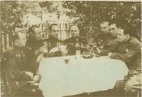 Сибаров П.2-й справа с товарищами. Май 1945г.Австрия, г. Брук