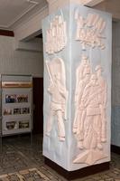 Элемент декоративного оформления колонны в Музее боевой и трудовой славы 