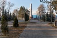 Монумент павшим в годы Великой отечественной войны кировчанам в парке им. Р.Петрова.2014
