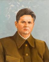 Портрет директора завода Голованова В.П.  2002. Холст,масло. худ. неизвестен