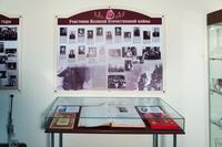 Стенд в музее с фото и информацией об участниках Великой Отечественной войны. 2014