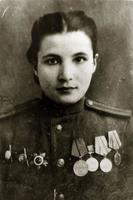 Фото. Чанышева Ф.Х.- участница Великой Отечественной войны. 1940-е