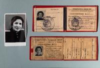 Фото и удостоверения Богомольной З.Б. о работе в 1941-1945 в прокуратурах Московской области и ТАССР. 1940-е