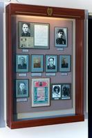 Стенд в музее с фото и документами участников Великой Отечественной войны.2014