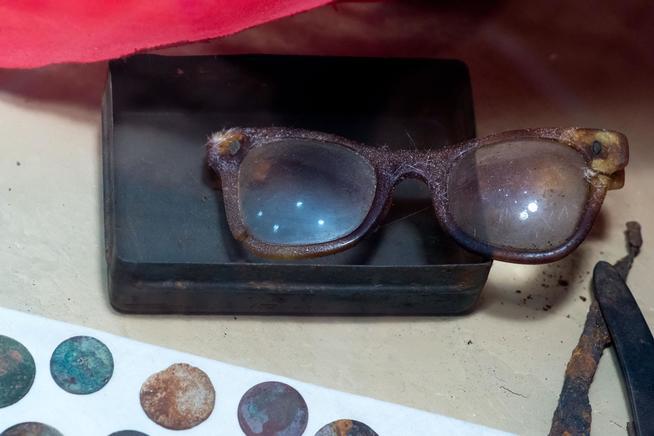 Фрагмент экспозиции, посвященный поисковой работе Арского педагогического колледжа им. Г. Тукая. 2014::Муниципальное бюджетное учреждение "Арский историко-этнографический музей "Казан арты" g2id10301