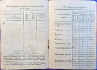Красноармейская книжка рядового курсанта Галиева Ф.А. 1943 