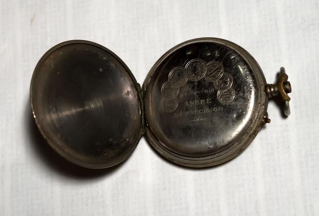 Карманные часы ʺGre ROSKOPF 1aʺ Мусина Г. - участника Великой Отечественной войны. Англия. 1930-1940-е годы. Металл, с::Музей истории села Исенбаево  g2id23591