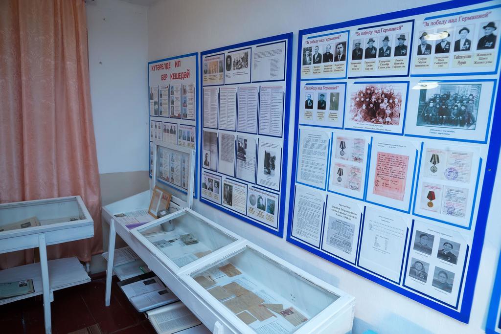 Фото №23603. Раздел экспозиции Музея истории села Исенбаево. Агрызский район. 2014