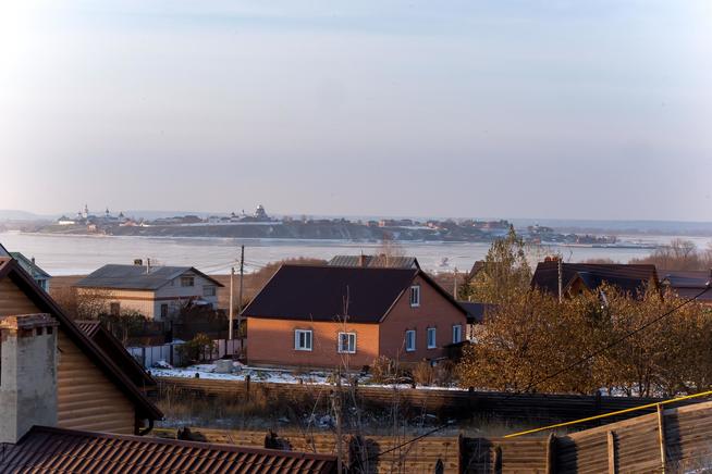 Вид на остров-град Свияжск, ноябрь 2014::Зеленодольский район g2id38020