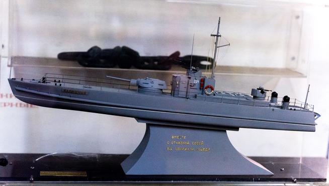 Макет бронекатера ʺКалюжныйʺ::Музей боевой и трудовой славы ОАО «Зеленодольский завод им. А.М.Горького» g2id13798