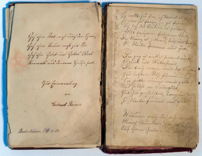 Блокнот немецкого офицера. 1940-е::МБУ «Краеведческий музей «Дружбы народов» с. Ципья g2id2957