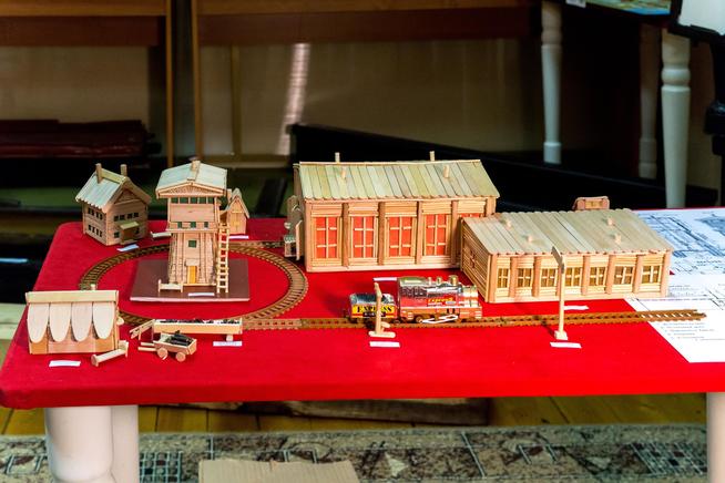 Макет железнодорожной станции.::МБУ «Буинский краеведческий музей» Буинского муниципального района Республики Татарстан g2id14444