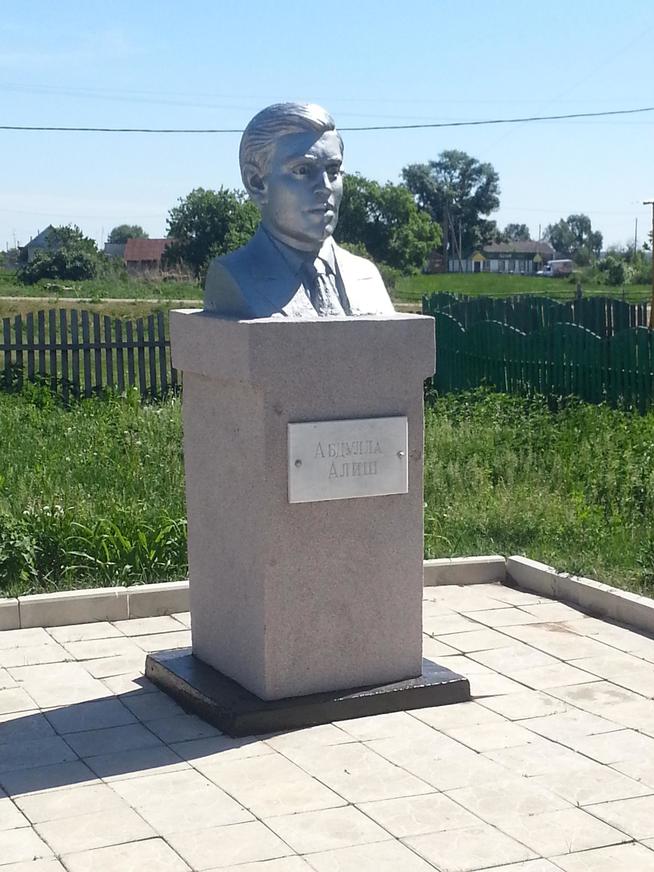 Памятник Абдулле Алишу в д.Каюки::Памятники, стеллы (бюсты) погибшим и пропавшим без вести в годы Великой Отечественной войны в Спасском районе g2id41354