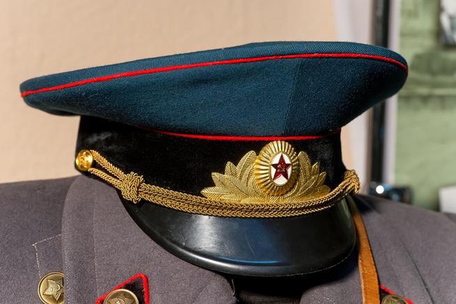 Фуражка Героя Советского Союза Ханжина П.С. СССР. 1940-е. Ткань::МБУ «Музей истории Тетюшского края» g2id18657