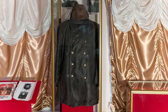 Куртка военного летчика Васильева П.К. 1941-1945 годы. Кожа::МБУК «Заинский краеведческий музей» g2id20130