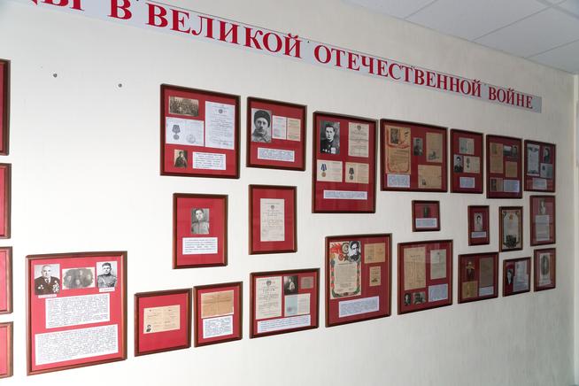 Раздел экспозиции Музея истории связи РТ посвящен участникам Великой Отечественной войны::Музей истории связи РТ в Казанском электротехникуме связи g2id40346