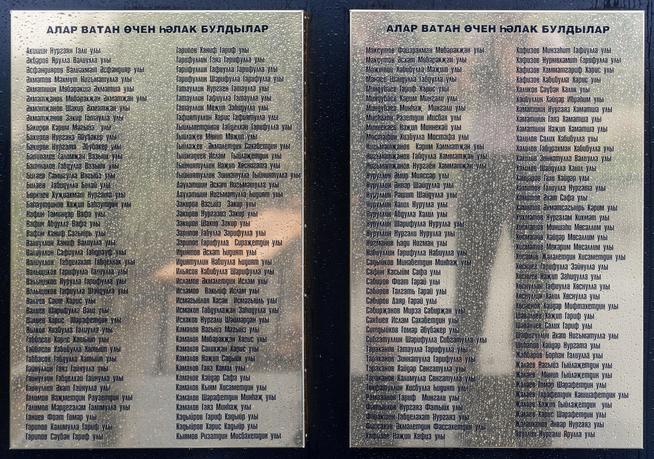 Список участников Великой Отечественной войны на Мемориальном комплексе. с.Большие Тиганы. 2014::Алексеевский район g2id8637