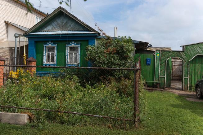 Фото. Вид деревянного жилого дома. п.г.т.Алексеевское. 2014. удалить::Алексеевский район g2id8957